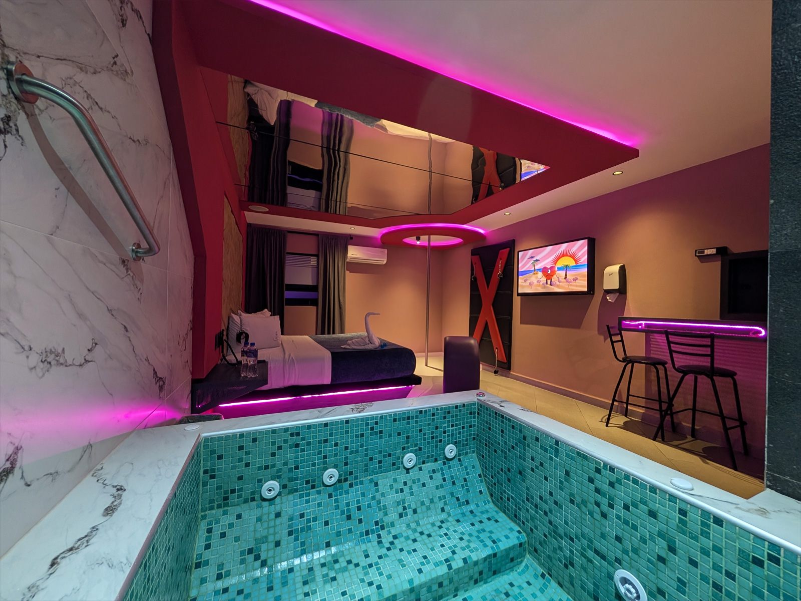 Instalaciones de motel boutique